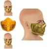 Neue Mortal Kombat 11 Scorpion Halbgesichts-Latexmaske für Halloween Cosplay Kostüm