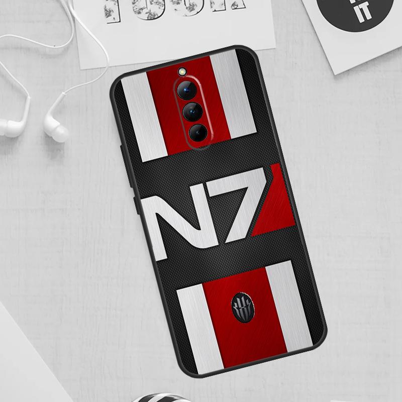 

N7 Mass Effect Phone Case For ZTE Nubia Red Magic 9 Pro 8 Pro Plus 6 7 6S 7S 8S Pro 6R 5S 5G Back Cover Red Magic 7S