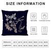 Band M-Mayhem Pillow Case 3D Print Polyester Fiber 40*40 cm Home Sofa Throw Pillow Cover Decoration Festival Gift