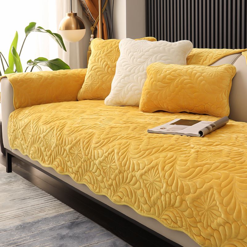 Simple Sofa Cushion Four Seasons Universal Dutch Plush Non-Slip Thickened Seat Cover Cover