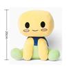 Blox Buddies Plush Toys Blox Buddy Bacon Hair Black with Hat Yellow Stuffed Plush Pillow Decorative Doll Toys for Children