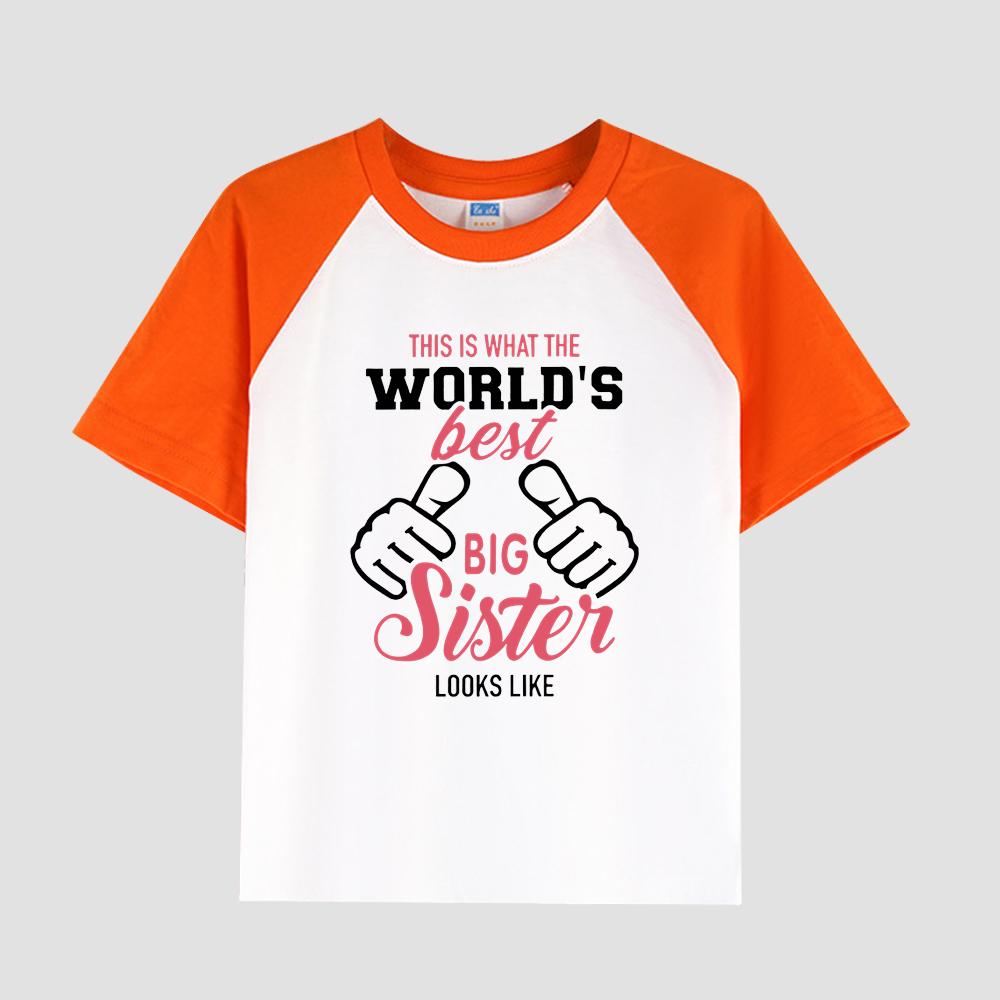 Dziecięcy bawełniany T-shirt z krótkim rękawem z nadrukiem kwiatowym, dziewczęcy top casualowy na lato