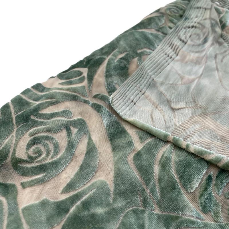 50cm/100cm*150cm Floral Pattern Stretchy Velvet Fabric African Lace Spandex Jacquard Fabric for DIY Sewing Clothing Dresses