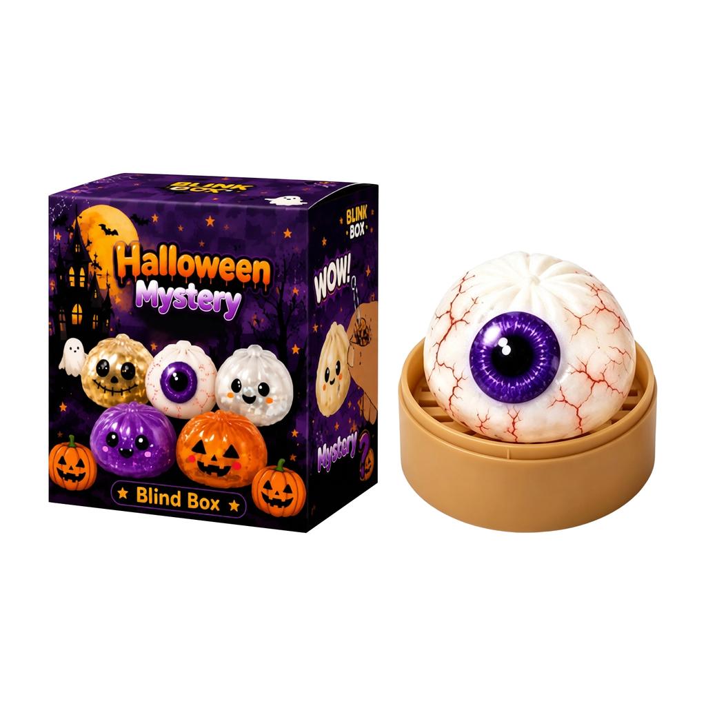 Halloween Set with Steamer Design - Stress Toy for Kids Party Favors