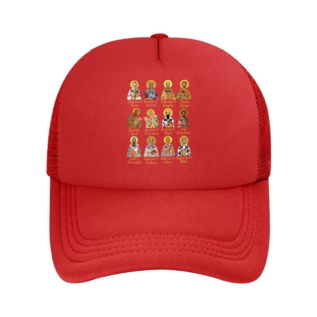 Orthodox Saints Icons Wall Art Home Decor Mesh Baseball Cap Hip Hop