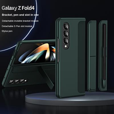 Ebesfous Telefon Fall Für Samsung Galaxy Z Falten 4 Falten 3 5g Fold4 Stift Slot Und Halterung 2 In 1 schutzhülle Mit S Stift 2023 Neue