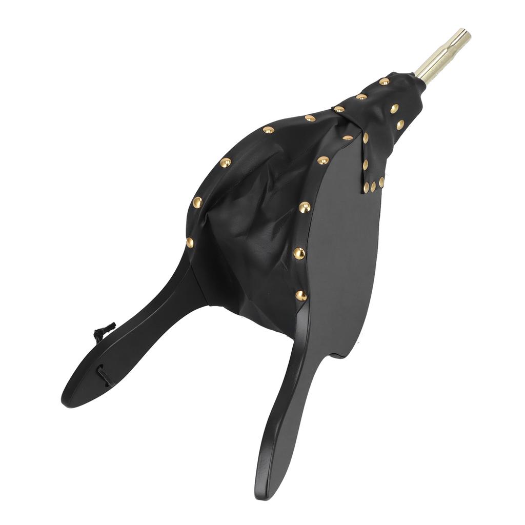 Fireplace Bellows 18.7x7.7in Antique Wood Air Blower with Hanging Strap for Outdoor Camping BBQ