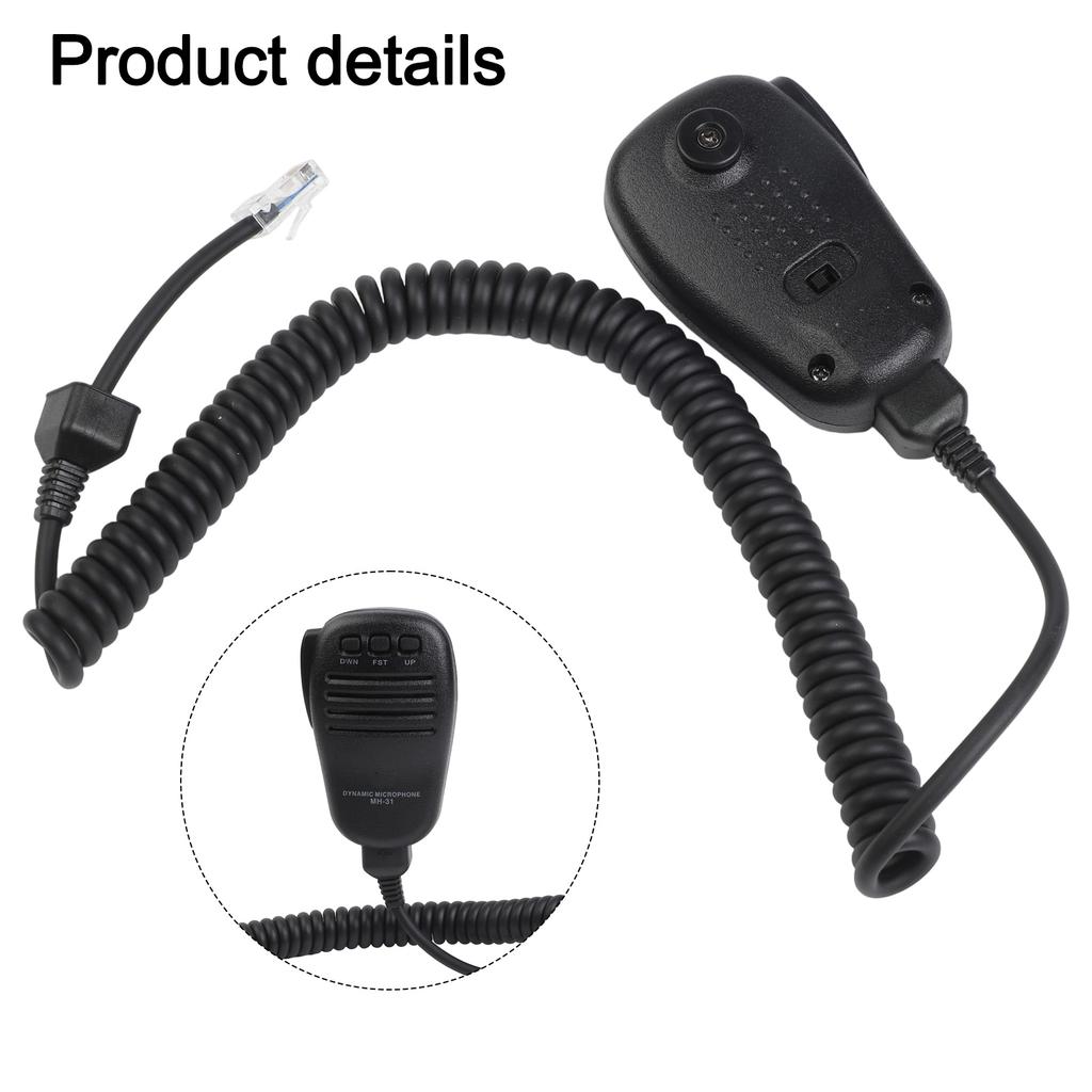 Replacement MH31A8J Microphone For Yaesu FT450D FT818 FT857D FT891 FT991A Radios With Clear Voice Transmission