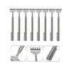 Pen-Style Retractable Back Scratcher - Stainless Steel Portable Itch Relief Tool, Multi-Function Massager