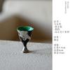 HOYIHM 35ml Silver Black Gold Crane Teacup Boutique Tea Bowl Set Of Cups Tea-tasting Smelling Cup Jianzhan Master Cups Tableware