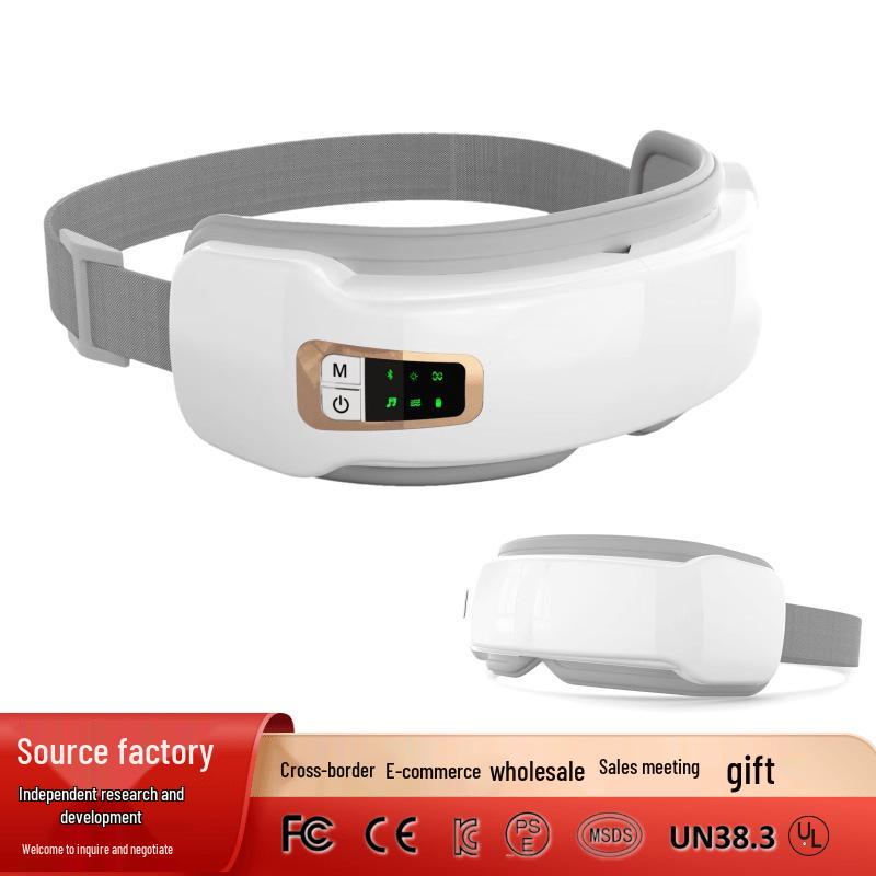 Smart Eye Massager: Air Pressure Kneading & Hot Compress Eye Care Device