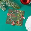 Snowflake Merry Christmas Bracelet Snowman Santa Claus Hand Chain Creative Christmas Jewelry  Girl