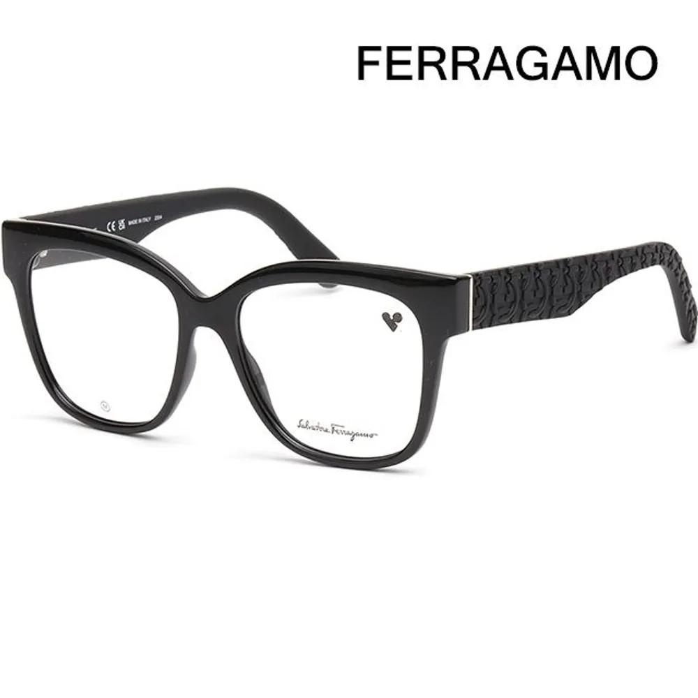 Eyeglass Frame SF2956E 001 Black Logo Pattern