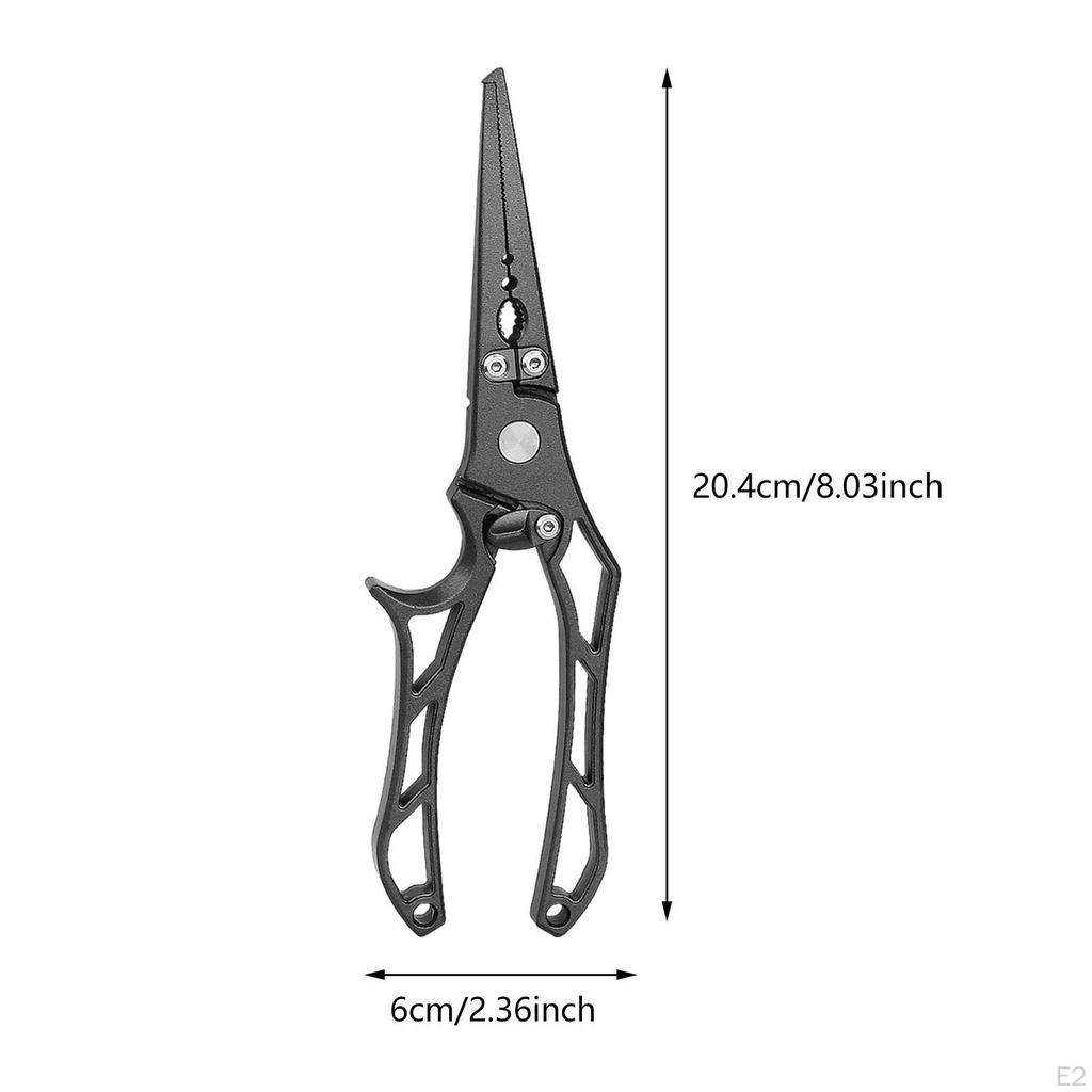 Fishing Pliers Fish Gripper Lightweight Split Ring Opener Fisherman Professional