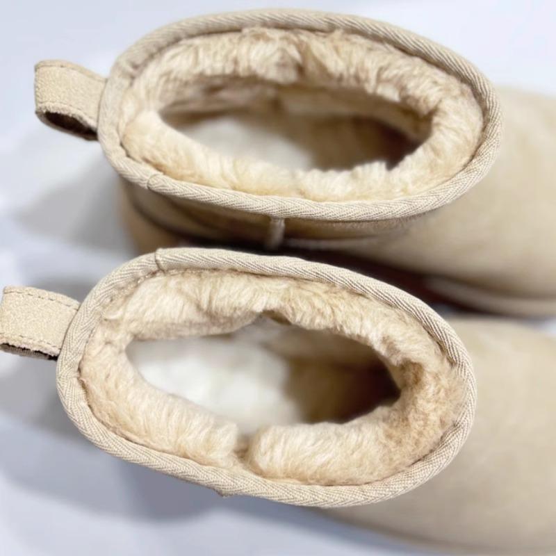 Winter Thick Heel Thickened Snow Boots Warm Velvet Short Tube Heightening Cotton Shoes Short Boots