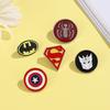 Transformers Series Cartoon Badges Avengers Marvel Movie Peripherals Team America Spider-Man Brooch