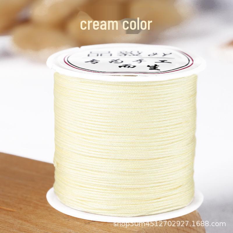 Taiwan Jade Line No. 72: 50m Hand-Woven DIY Rope for Jewelry and Beading