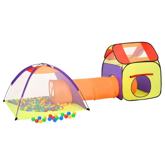 93675 vidaXL Tente de jeu pour enfants Multicolore 338x123x111 cm