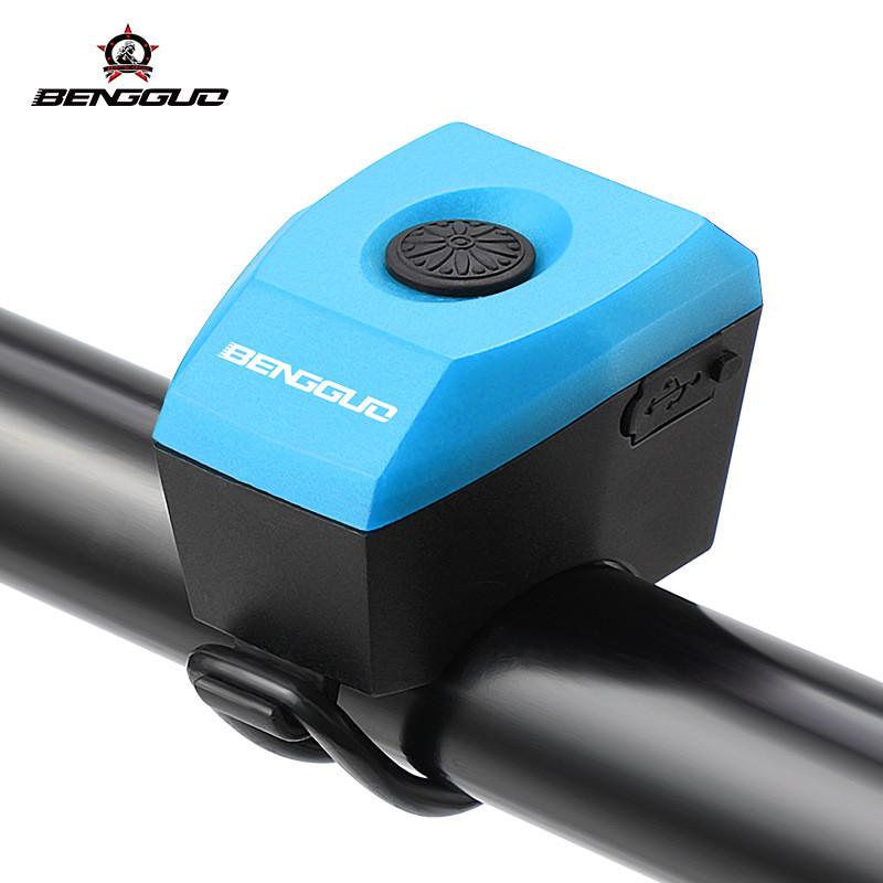 Bicycle Horn Tpc Rechargeable With Electronic Bell For Mountain And Road Bikes