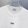 9299 Off-White Summer Men's and Women's Pure Cotton Print Oversized T-shirt Street Wear