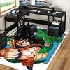 1pc Dragon Ball Super Goku and Shenron Anime Cartoon Design Office Chair Mat, Non-Slip Carpet for Home Decor, Suitable for All Seasons.U016