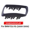1pcs For BMW E53 X5 1999~2006 Door Mirror Cover Cap Trim Ring Left Driver Side