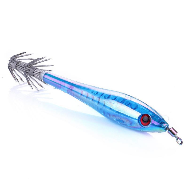 Nachtleuchtendes bionisches Kunstköderset für die Meeresfischerei Barsch und Mandarin-Fisch 9,5 cm 6 g mit Haken 5 Set Angelköder für Barsch und Wels