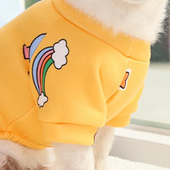 Pet Pajamas Cartoon Animal Pattern Dress-up Four-leg Pet Dog Warm Jumpsuits Outfit Pet Supplies