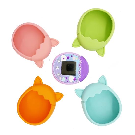 Obudowa konsoli do gier odporność na upadek odporna na zarysowania precyzyjna pozycja wygodny uchwyt obudowa konsoli do gier kreskówkowych dla Tamagotchi Pix