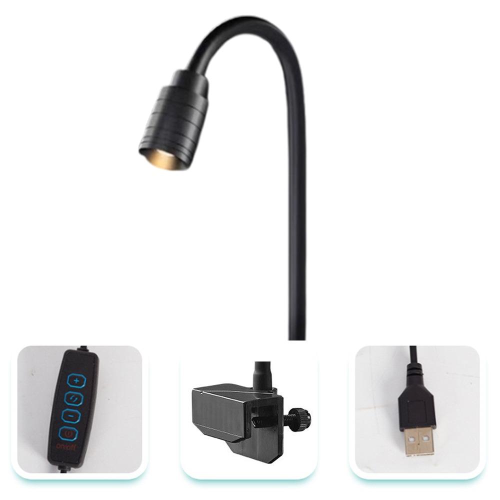 Adjustable Zoom Mini Clip-on Aquarium Lamp Adjustable Focus Spotlight  South American Fish Tank