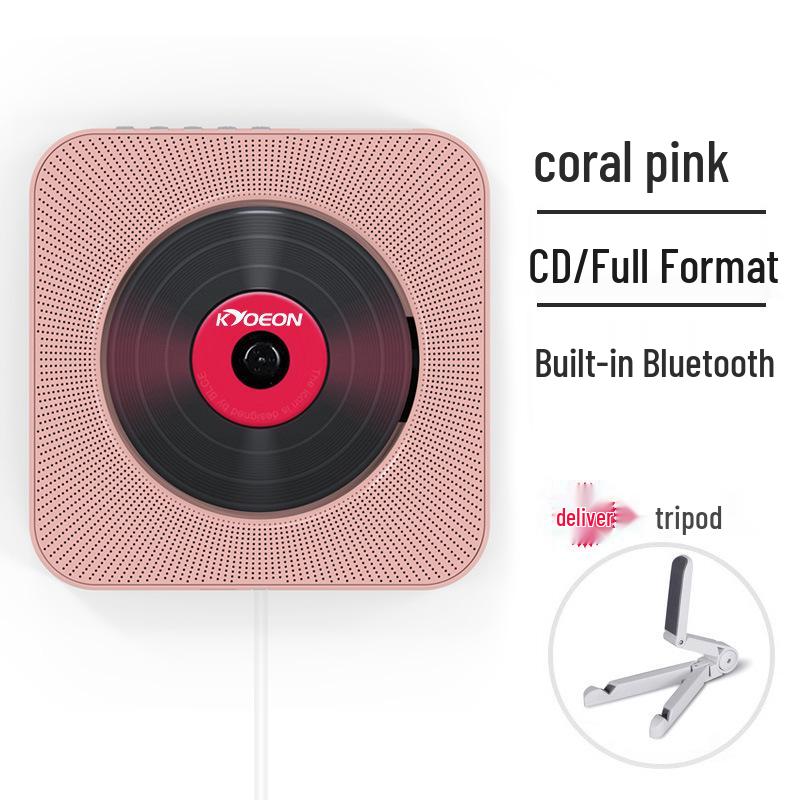 New Bluetooth Portable Mini CD Player - Stylish and Compact Walkman for Students