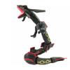80cm Poseable Rayquaza Plush Doll - Green and Black Sky Dragon with Skeleton