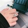Anello da Donna alla Moda, Elegante, Impilabile, con Sfere Rotonde - Versatile, Artistico ed Elegante Accessorio per Dito Indice
