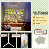 LED Notiztafel mit Nachtlicht Bunt 7 Stifte DIY Acryl Nachrichtentafel Kinder-Zeichenbrett für Kinder Geburtstagsgeschenk