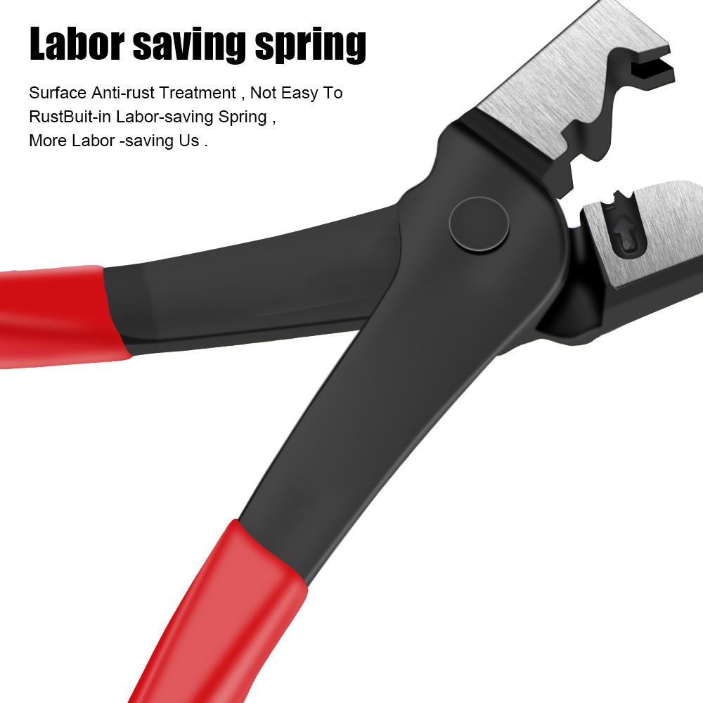 Car Hose Oil Hose Crimping Plier R Type Collar Hose Clip Clamp Pliers Car Repair Hand Tool Water Pipe Clamp