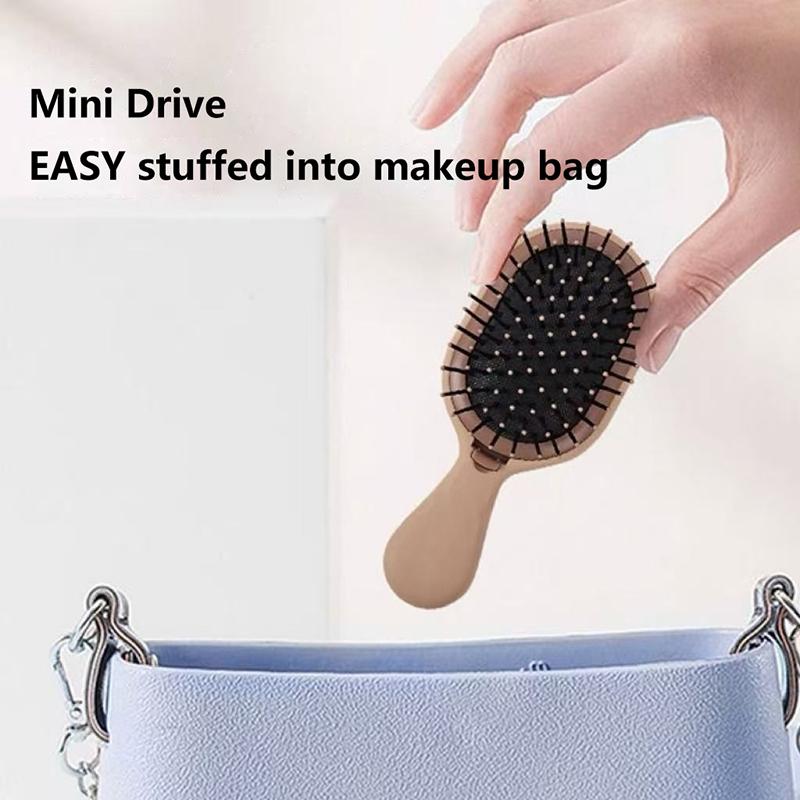 Detachable Air Cushion Comb With Mirror Scalp Hairbrush Detangle Anti Static Salon Hairdressing Styling Tool For Straight Curl
