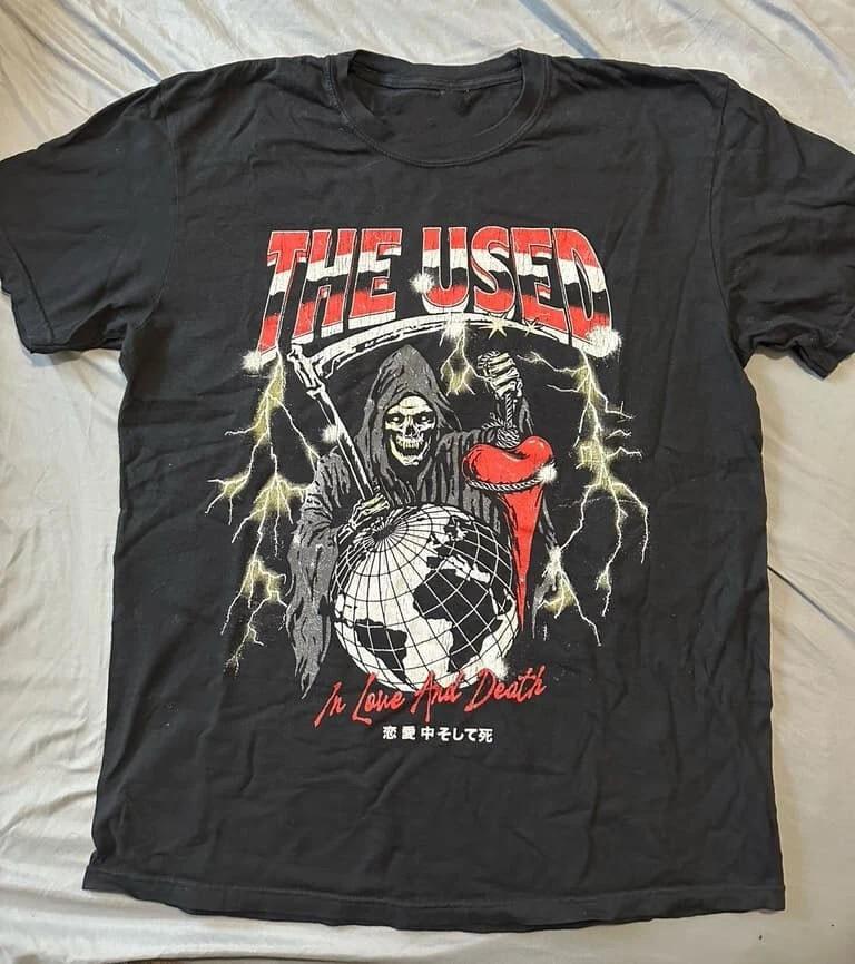 In Love And Death The Used Band Black Shirt Unisex Concert S5XL R210 Unisex T-Shirt XXXL