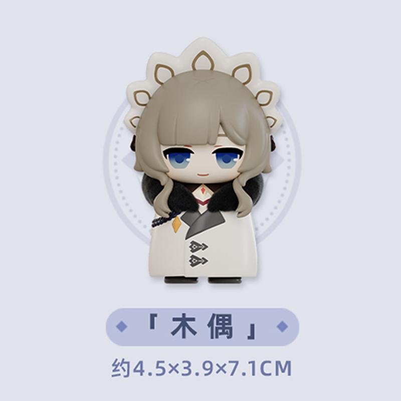 New Hot Genuine Stock Genshin Impact Fatui Harbinger Series  Toys Q Version Model Decoration Birthday Surprise Gifts