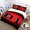 Large black and white numbers. Bedding sets Duvet cover sets Duvet covers Pillowcases(1 * Duvet Cover 2 * Pillowcases without duvet insert)