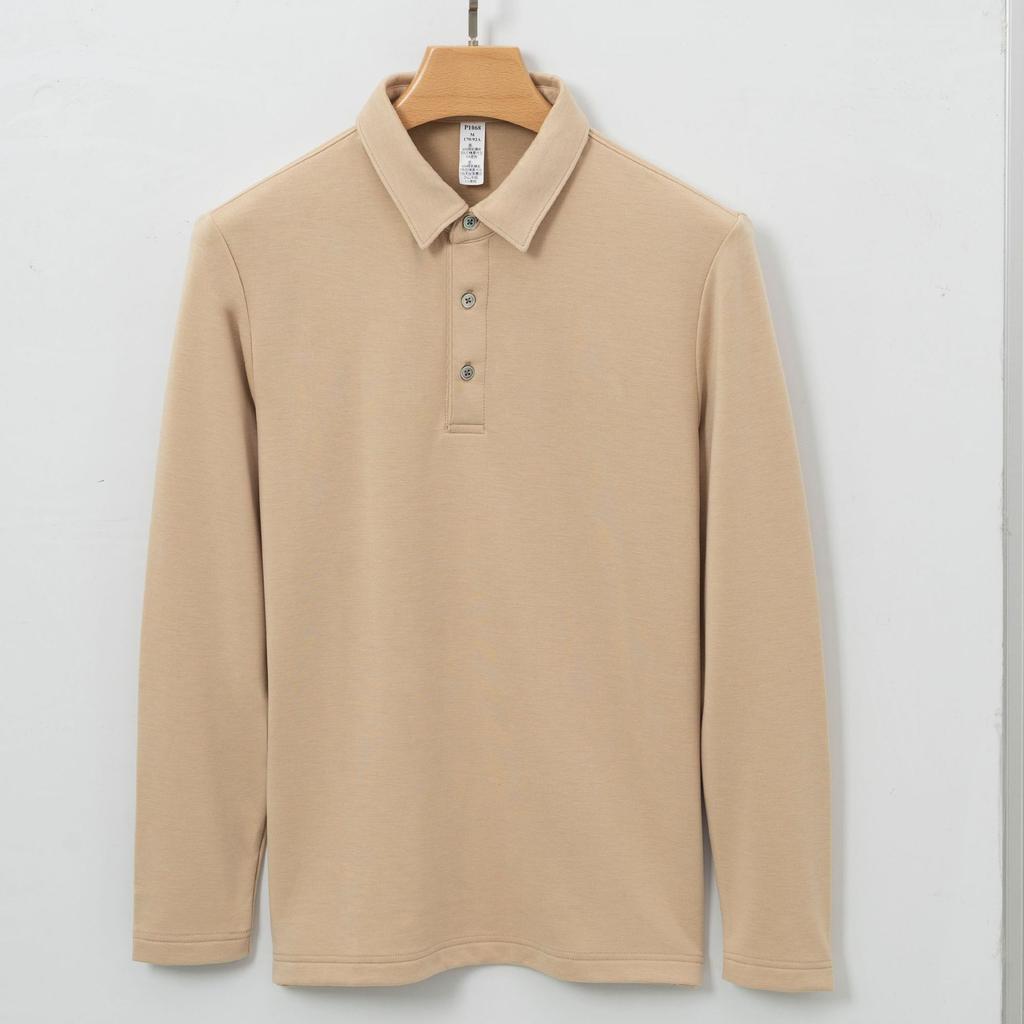 Lehký luxus 280g Kašmírový modalový kardigan Hedvábná teplá košile s límečkem Pánský svetr s dlouhým rukávem Akrylový kašmírový svetr Pánský