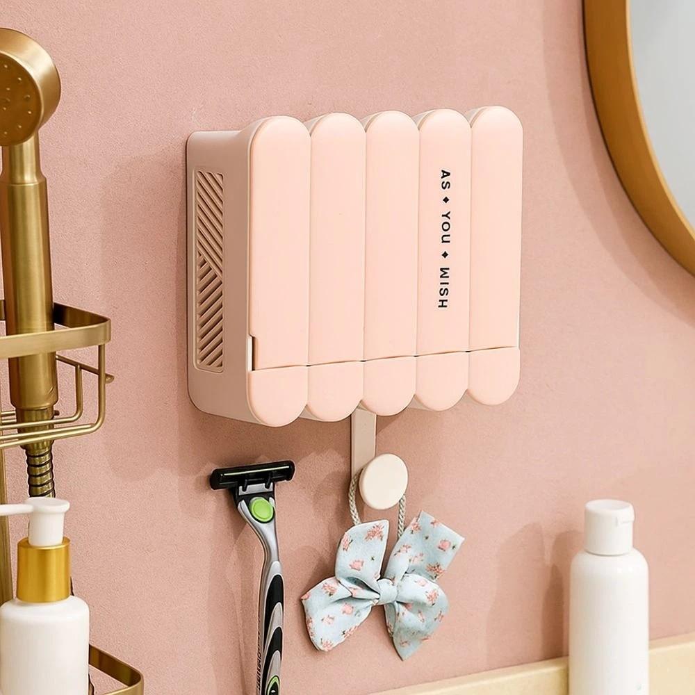 Plastic Wall Mounted Soap Box Waterproof Soap Storage Rack Soap Organizer Soap Dish  Household