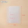 10Pcs A4 A5 A6 A7 Notebook Divider Stationery Accessories Transparent Inner Paper Separator Universal Matte