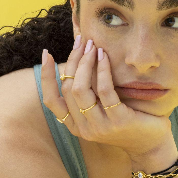 Bracelet - Luxenter - Oris - Argent 925 - Zirconium - Finition or Jaune 18k