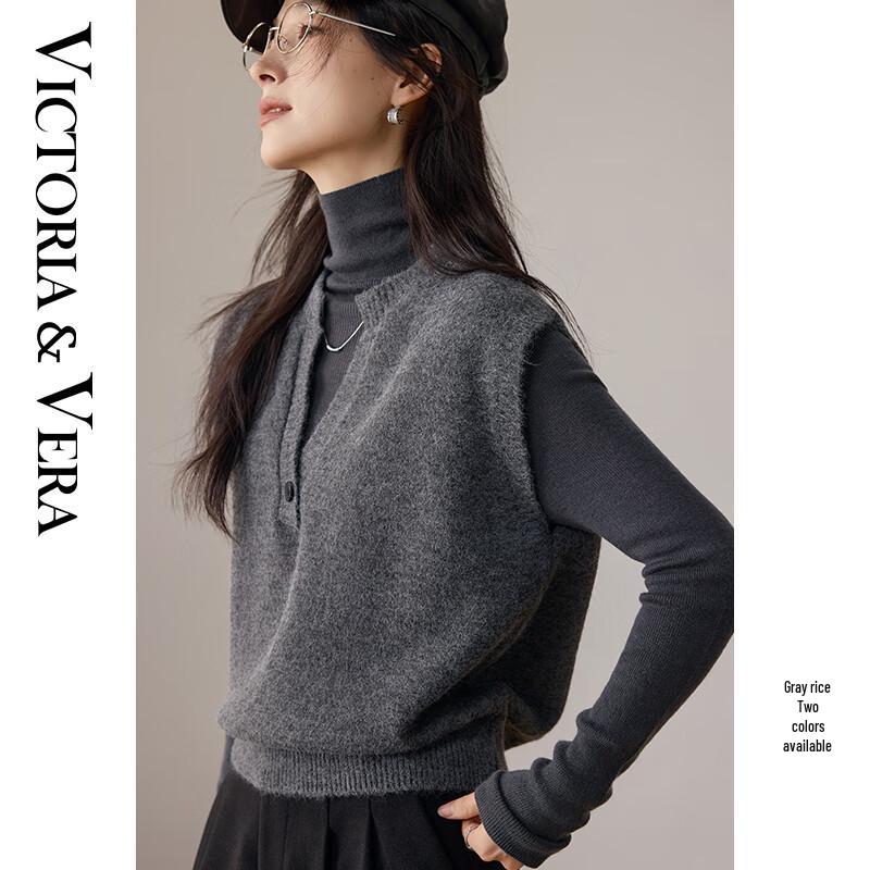 

VICTORIA&VERA Женский мягкий трикотажный жилет без рукавов V9018B01 M