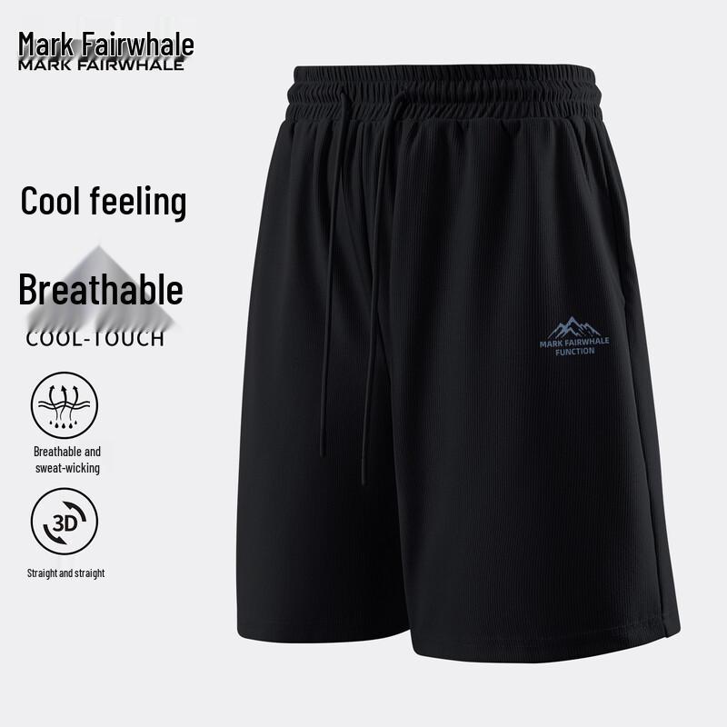Mark Fairwhale Men's Waffle Ice Silk Casual Shorts