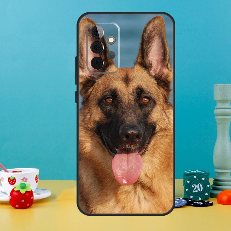German Shepherd Dog Case For Samsung Galaxy A15 A16 A05 A26 A36 A56 A52 A53 A33 A13 A34 A54 A14 A35 A55 A22 A32