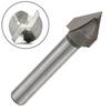 6x10mm 60 Degree V Shape Milling Cutter Chamfer End Mills Woodworking Router Bit Milling Router Bit Trimming Machine Cutter