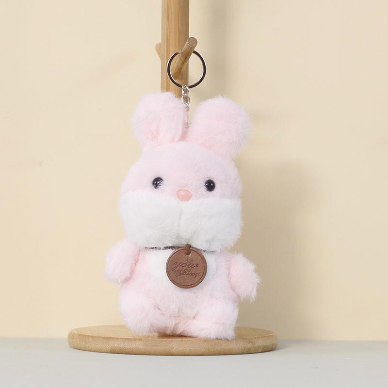 Plush Animal Keychain With Cute Penguin And Bunny For Bag Decor Bunny