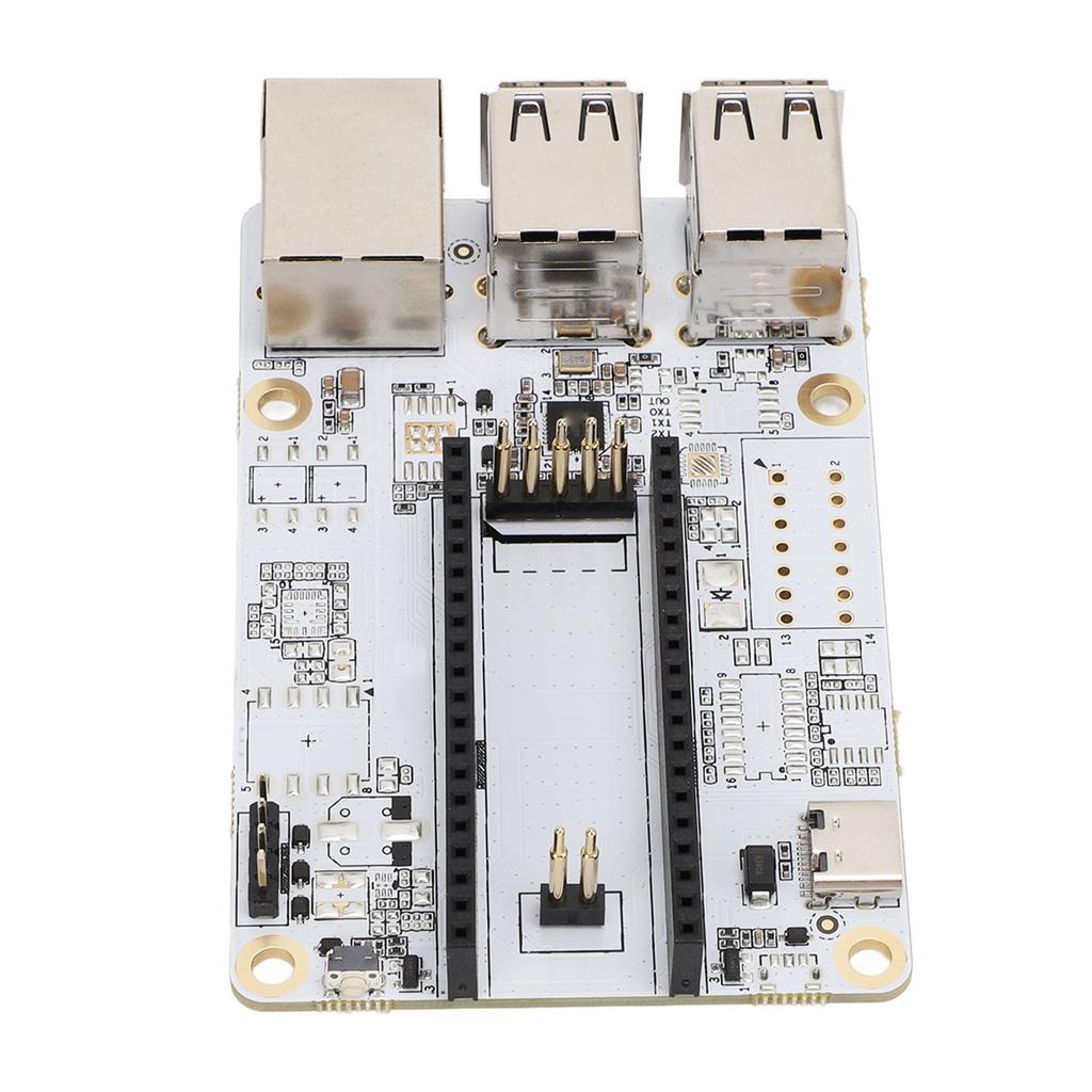 USB HUB Bottom Board 4xUSB 2.0 1xRJ45 100Mbps USB Device Expansion Board for Milk V Duo