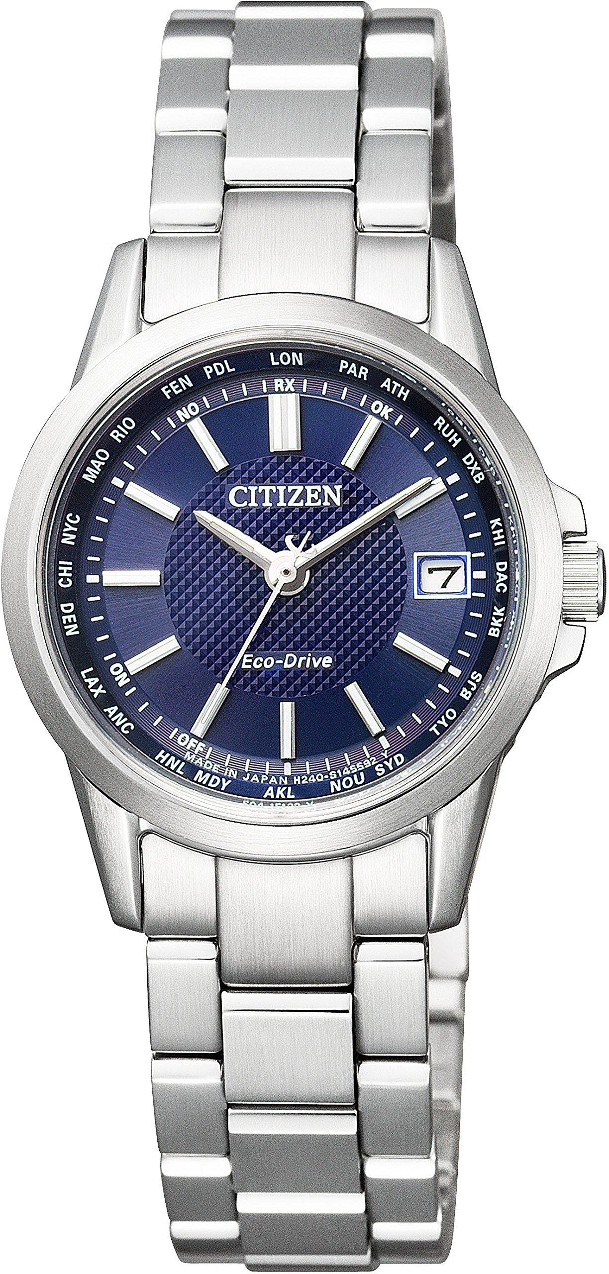 

[Citizen] Годинник Citizen Collection Eco-Drive Радіо Direct Flight Ручний дисплей Парна модель EC1130-55L Сріблястий